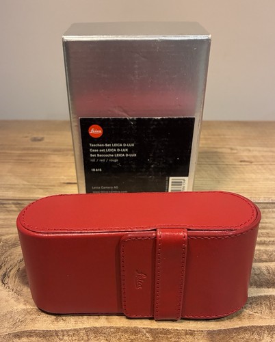 Leica lux case set 18616 - leica, red