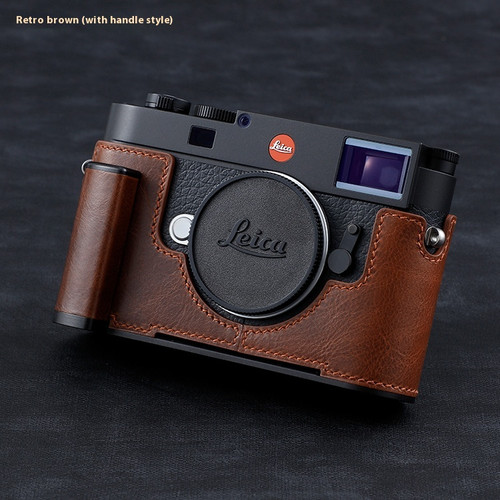 Genuine leather camera bag - genuine,