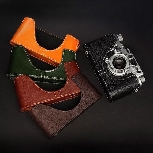 Real leather camera half - real,