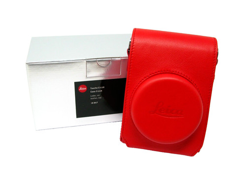 Leica red lux leather - leica,
