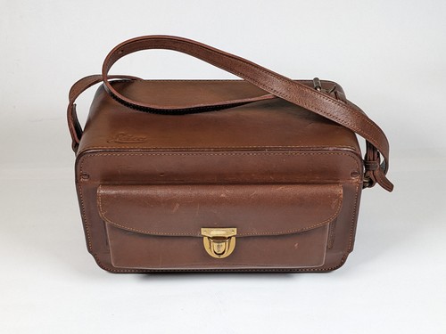 Rare leica leitz vintage brown - leica,