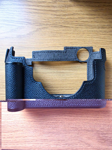 Mzero black leather half - mzero,