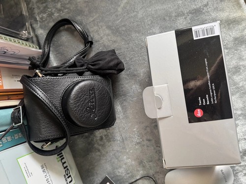 Leica real leather - leather, camera