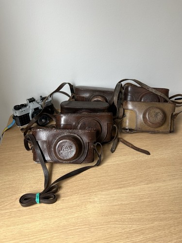 Leica iii brown leather - leica,