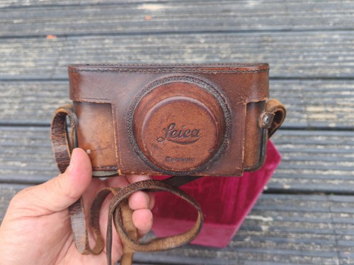 Antique leather leica germany - leather,