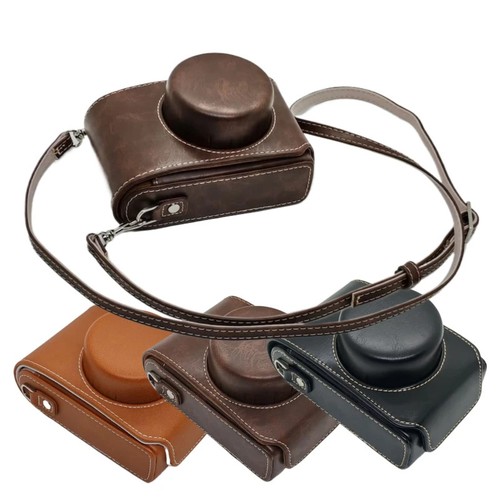 Leather camera case bag for - leather,